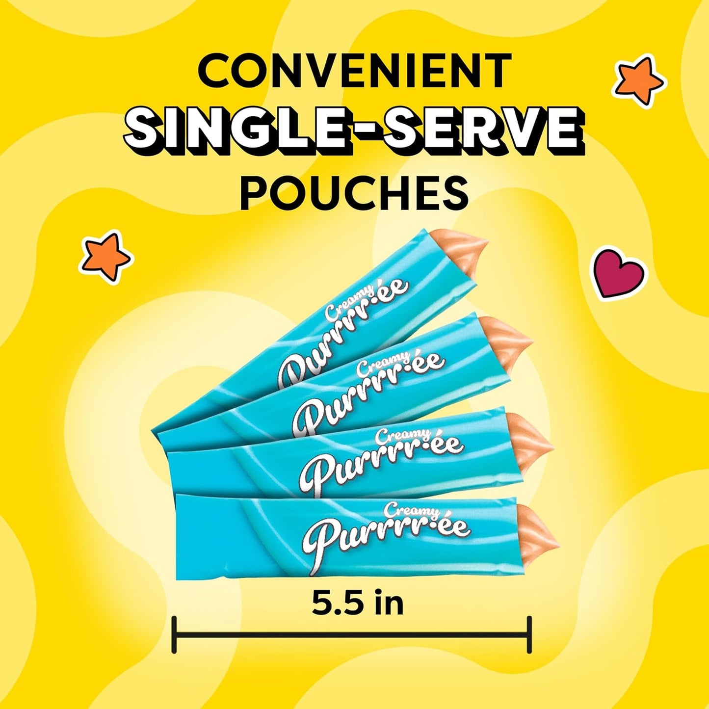 Creamy Puree with Tuna Lickable, Squeezable Cat Treats, 0.42 Oz Pouches, 4 Count (Pack of 11) - Total 44 Count