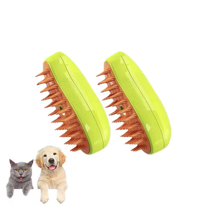 Cat Dog Steamy Brush Steam Brush Electric Sprayer for Massage Pet Grooming Tool Shedding 3 in 1 Electric Sprays Massage Combs