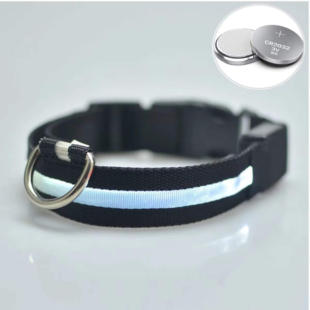 Dog Luminouscollar Anti-Lost Glowing LED Light Pet Collar Collar for Small Medium Large Dogs Collars Leads Safety Necklace